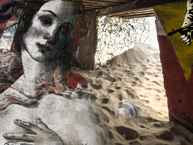 Réflexion de Vénus lors d'une visite oder Venus am Strand der Normandie I